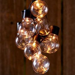 1020 LED Globe Bulb Light String Battery Power Wedding Fairy Garland String Christmas Party LED Lights Decoration 201203