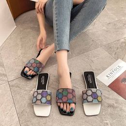 Summer New Slippers Fashion Lovely Beautiful Outdoor Flat Comfortable Non-Slip Personality Leisure Beach Sandals Factory Direct Sale