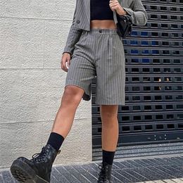 Stylish Casual Men s Streetwear Sets Party Nightclub Style Striped Short Suit Five point Pants Suits S 5XL INCERUN Tops 220708