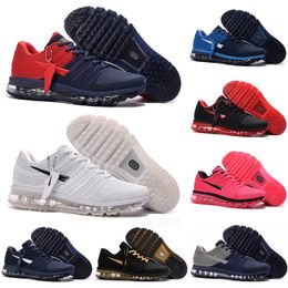 Mens 2017 Casual Walking Sports Shoes Brand Man Women Fly Black White Red Blue Trainer Sneakers size 36-45