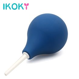 IKOKY Douche Cleaner Syringe sexy Toys Anal & Vagina Rectal Enema Colon Irrigation Gay For Men and Women Pussy