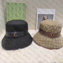 Flat Stingy Brim Hats Letter Leather Patchwork Fashion Designer Cap Men and Women Hat 2 Color Top Quality