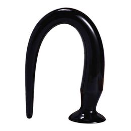 Nxy Anal Toys 50cm Deep Type Long Anal Plug Tail Three Piece Set for Men and Women Masturbation Device Fun Horsetail Expansion Adult Products 220528