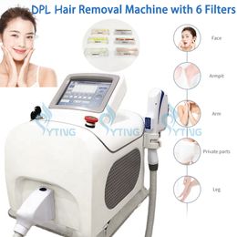 6 Filters DPL Hair Removal Machine 600000 Shots Spider Vein Treatment Freckle Removal Beauty Equipment