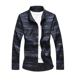 Autumn New High Quality Black Male Shirt Business Casual Long Sleeve Cotton Mens Button Shirt Big Size 3XL 4XL 5XL 6XL 7XL 210412