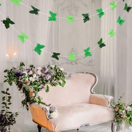 Party Decoration Gradient Colours Butterfly Paper Garlands Banner Hanging For Wedding Birthday Baby Shower Kids Room DecorParty