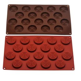 Baking Moulds Factory Direct Sales High Quality Reusable Silicone Waffle Mould Chocolate MoldBaking