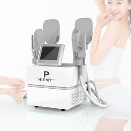 4 Handles emt Pro slimming Machine Electromagnetic body Shaping EMS Muscle Stimulator for Fat Burning Butt Lift