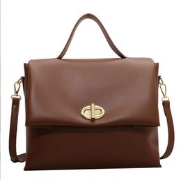 Women Leather Handbag Black Brown Travel Shoulder Bags Elegant Ladies Big Tote Bags ChCrossbody Bag Bolsas