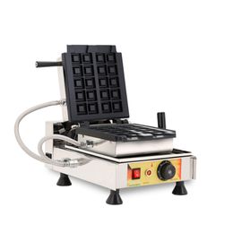 BEIJAMEI Electric Crispy Waffle Buns Baker Iron Pan Snakes Equipment Vertical Waffle Cubes Bites Maker Baking Machine