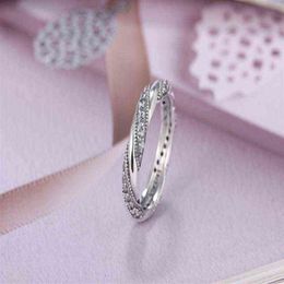 new whole Fine Jewellery 925 Silver Rings with Women Wedding & Party Clear Fashion Rings CZ Bow Ring Fit Pandora woman ring3001