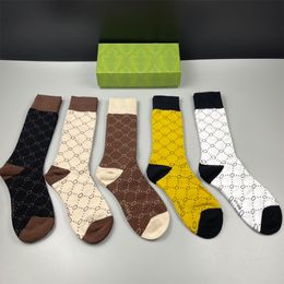 Mens socks Designer Women High Quality Cotton All match classic Ankle Letter Breathable black and white Football basketball Sports Sock Wholesale Uniform size