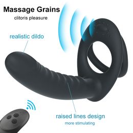 Strapon Dildo Vibrator sexy Toys For Women Couples Anal Pussy Masturbator Erotic Double Penetration Plug Adult