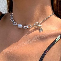 Vintage Pearl Choker Necklace For Women Fashion White Imitation Pearl Necklaces 2021 Trend Elegant Wedding Jewellery