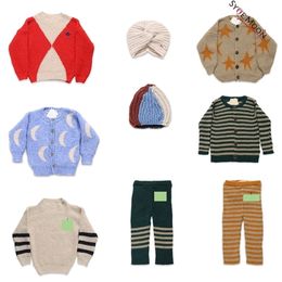 Autumn Winter BC Brand Kids Sweaters Boys Girls Fashion Print knit Cardigan Baby Children Cotton Tops Clothes LJ201128