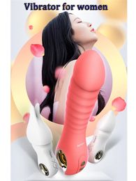 2021 New Automatic Piston Impact G spot Vibrating Stick Female Masturbation Heating Realistic Dildo Vibrator sexy Toys For Women