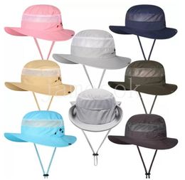 Outdoor fisherman hat Party Favor Sunscreen caps Men's and women's summer sunshade hats sun-proof ultraviolet-proof Sun cap de401