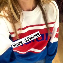 Cotton Newest Women Letter Flocking SweaterShirt With Long Sleeves O Neck Ladies Female New Letter Pullovers Sweatshirts LJ200808