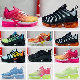 kid shoes size UK - Tn Kids Shoes Children plus Running black Sports outdoor Youth Classic Boy Girl Toddler High quality Athletic sport trainers size 278f