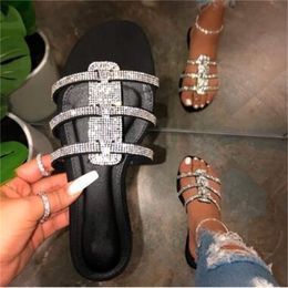 Springsummer sandal sandals flat heel shoes outdoor beach slippers rubber bottom nonslip flip flop Y200423