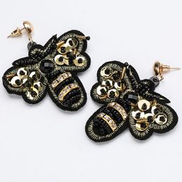 Dangle & Chandelier Juran Fashion Women Earrings Animal Bee Pendant Party Wedding Female Jewelry Gold 2022 Trend Alloy