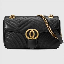 Top Quality Double G Fashion Shoulder Bags Women Chain Crossbody Handbags Lady Leather Handbag Purses Wallet Purse Female Messenger Bag Many Colours Chooes #3158