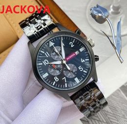 Six stitches luxury mens watch All dials work 40 mm Quartz high quality European chronograph President auto date switzerland Classic Wristwatches famous stopwatch