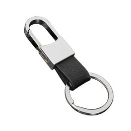 Keychains Fashion Keychain Metal Leather Men Creative Car Accessories Key Chain Pendant Small Gifts High Quality Accessory KeychainKeychains