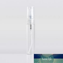 100Pieces/Lot 5ML Mini Portable Perfume Bottle Empty Transparent Plastic Sample Perfume Spray Bottle for Travel