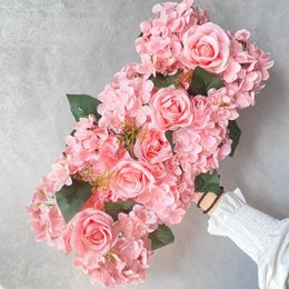 Decorative Flowers & Wreaths Artificial Walls Simulation Silk Roses Wedding Pography Background Flower Wall Home El Shopping Mall Plant Deco