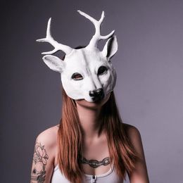 Other Event & Party Supplies Cosplay Deer Mask 3D Animal PU Foam Personalized Gift Women Men Carnival Rave Club Role Play MasksOther