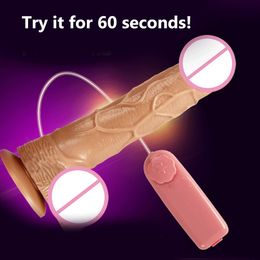 Realistic Dildo Vibrators Multi Modes Telescopic Swing Vibrating Female Masturbation Penis Adult sexy Toys For Women Gay Beauty Items