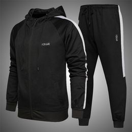 Men Autumn Two Piece Set Casual Sports Suits Men Tracksuit Jogging Suit Hoodies and pants Set Male Sets Gym Clothing 2020 LJ201125