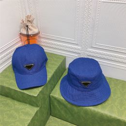 Denim Triangular Fisherman Hat Unisex Designer Ball Cap Summer Hip Hop Caps Men Women Sports Bucket Hats