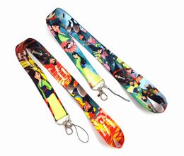 Cell Phone Straps & Charms Cartoon Print for keys Keychain Camera ID Badge Holder Neck lanyard 20pcs Small Wholesale New design