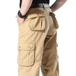 Men's Pants Men's Cargo Mens Casual Military Tactical Men Outwear Straight Slacks Long TrousersMen's Naom22