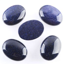 Fashion 5pcs natural Gemstone beads for Jewellery making oval cabochon 30x40MM no hloe charm mixed ring accessories BU808