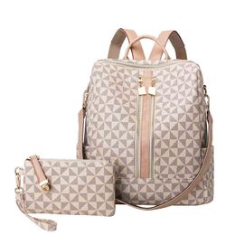 School Bags New Fashion Backpack Ladies Large Capacity Mother and Child Women's Bag Personality 220802