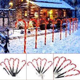 Christmas Candy Lights Outdoor Merry Decorations For Home Ornaments Year Decor Navidad Natal Y201020