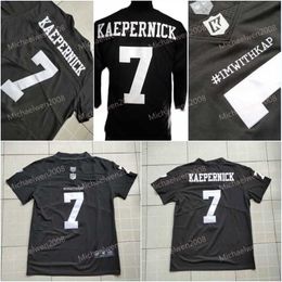 Uf CeoMitNess 7 Colin Kaepernick Imwithkap Football Jersey Men I'm With Wap American Football Jersey Stitched S-3XL High Quality