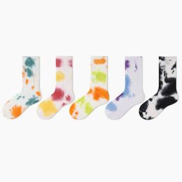 Socks & Hosiery Fashion Tie-Dye Medium Stockings Spring And Autumn Original Ladies Cotton SA333Socks