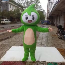 Halloween Green Leaf Mascot Costume High Quality Cartoon Anime theme character Adult Size Christmas Carnival Birthday Party Fancy Outfit