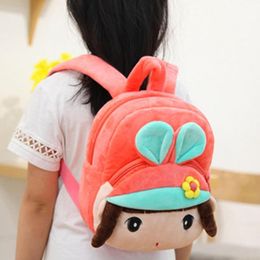 School Bags Plush Children 3D Cartoon Print Kids Backpack Kindergarten Animal Shape Gifts