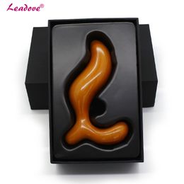 Prostate Massager Clitoris Stimulator Wood G Spot Anal Plug 3 Types Woody Dildo Butt sexy Toys GS0179