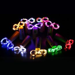 Strings LED PCS Wine Cork Battery Light String Bottle 1M/2M/3M Fairy Garland Outdoor Party Christmas Bar DecorationLED