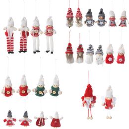 Christmas Decorations Year Angel Girl Boy Plush Dolls Tree Ornament Pendant Party Decoration For HomeChristmas