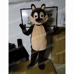Halloween Squirrel Mascot Costume Top quality Cartoon Plush Anime theme character Christmas Carnival Adults Birthday Party Fancy Outfit