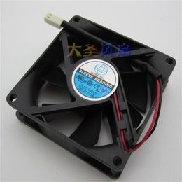 Wholesale: S01138812L 12V 0.12A 8025 two-wire cooling mute 8cm chassis fan host fan