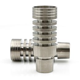 Titanium Nail Universal 14mm 18mm Joint Male Heat Sink GR2 Smoking Pipe Water Pipes Dab Rigs Wax Oil Tools
