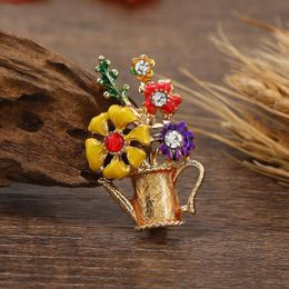 vintage clothes pins UK - Pins, Brooches Muylinda Sunflower Jewelry Vintage Clothes Brooch Pins For Women Gift Scarecrow Metal Jewelries
